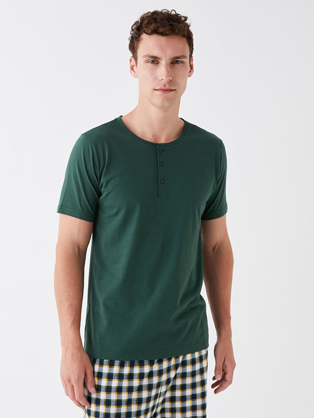 Standard Fit Men's Shorts Pajama Set -S3BF57Z8-LRR