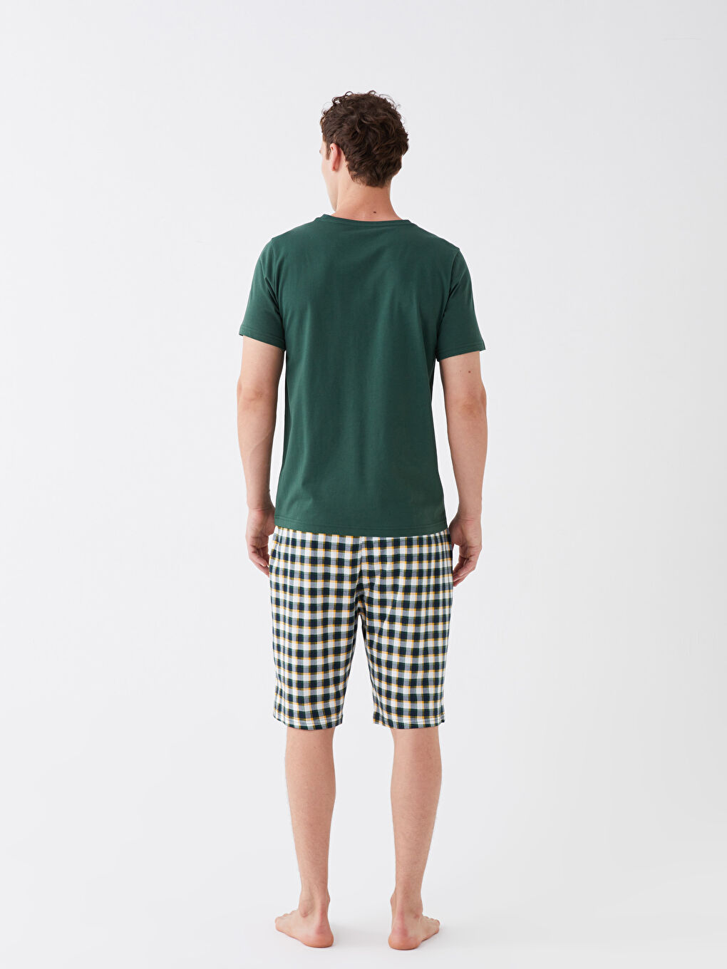 Standard Fit Men's Shorts Pajama Set -S3BF57Z8-LRR