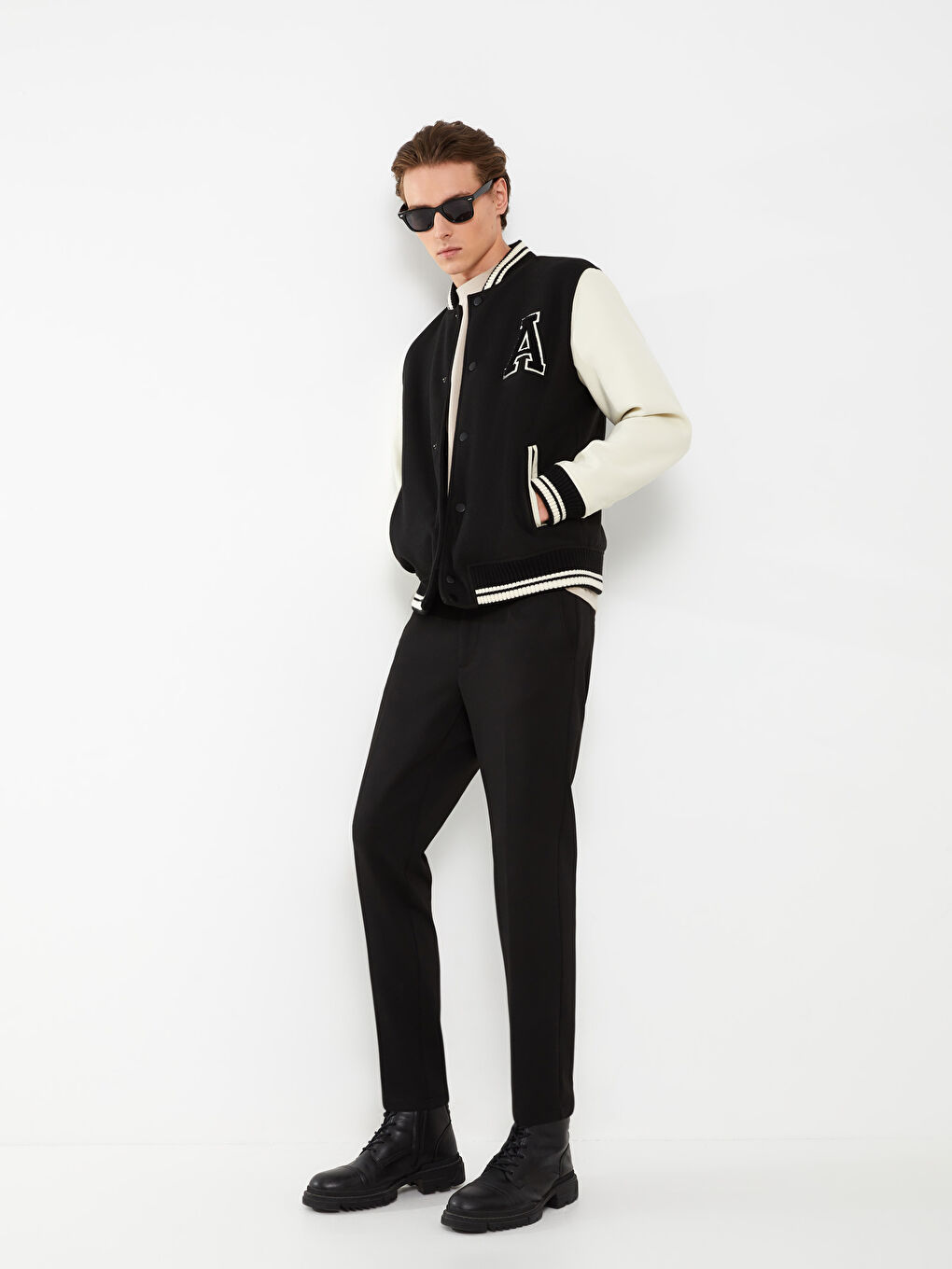 Siyah Slim Fit Erkek Pantolon