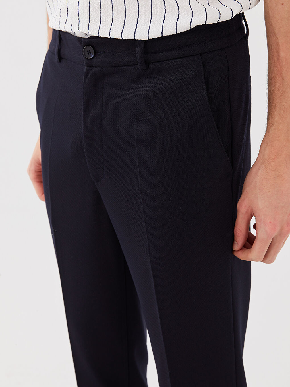 Мужские брюки узкого кроя-4