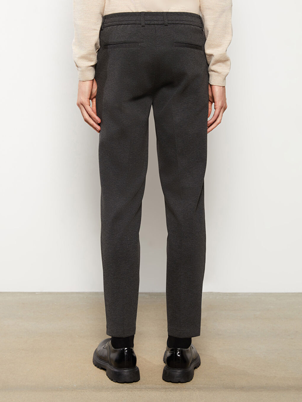 Antrasit Slim Fit Erkek Pantolon-4