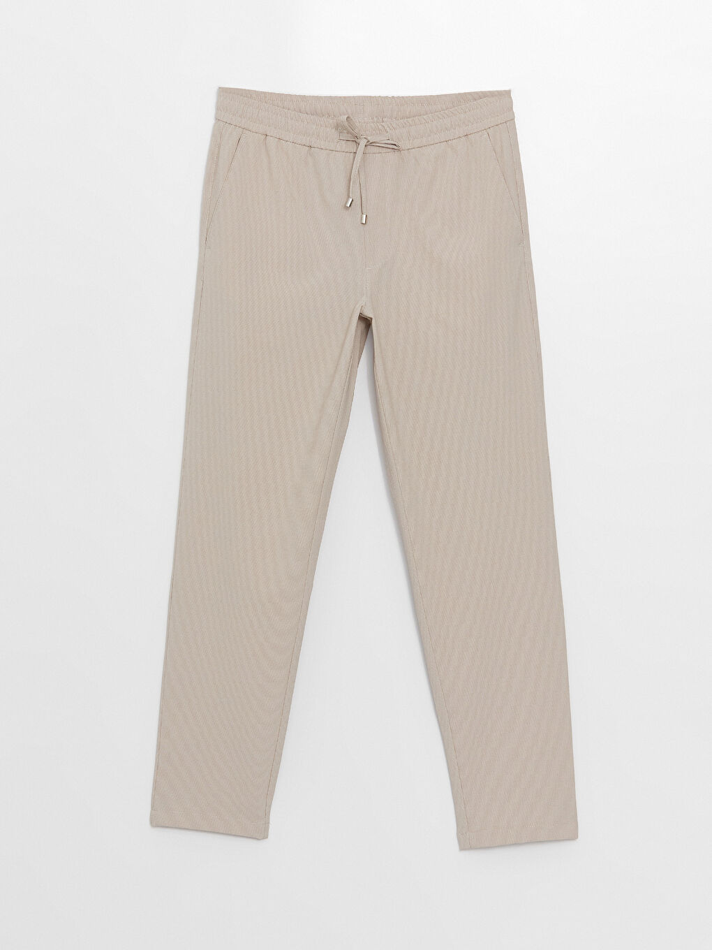 Bej Slim Fit Erkek Pantolon-4