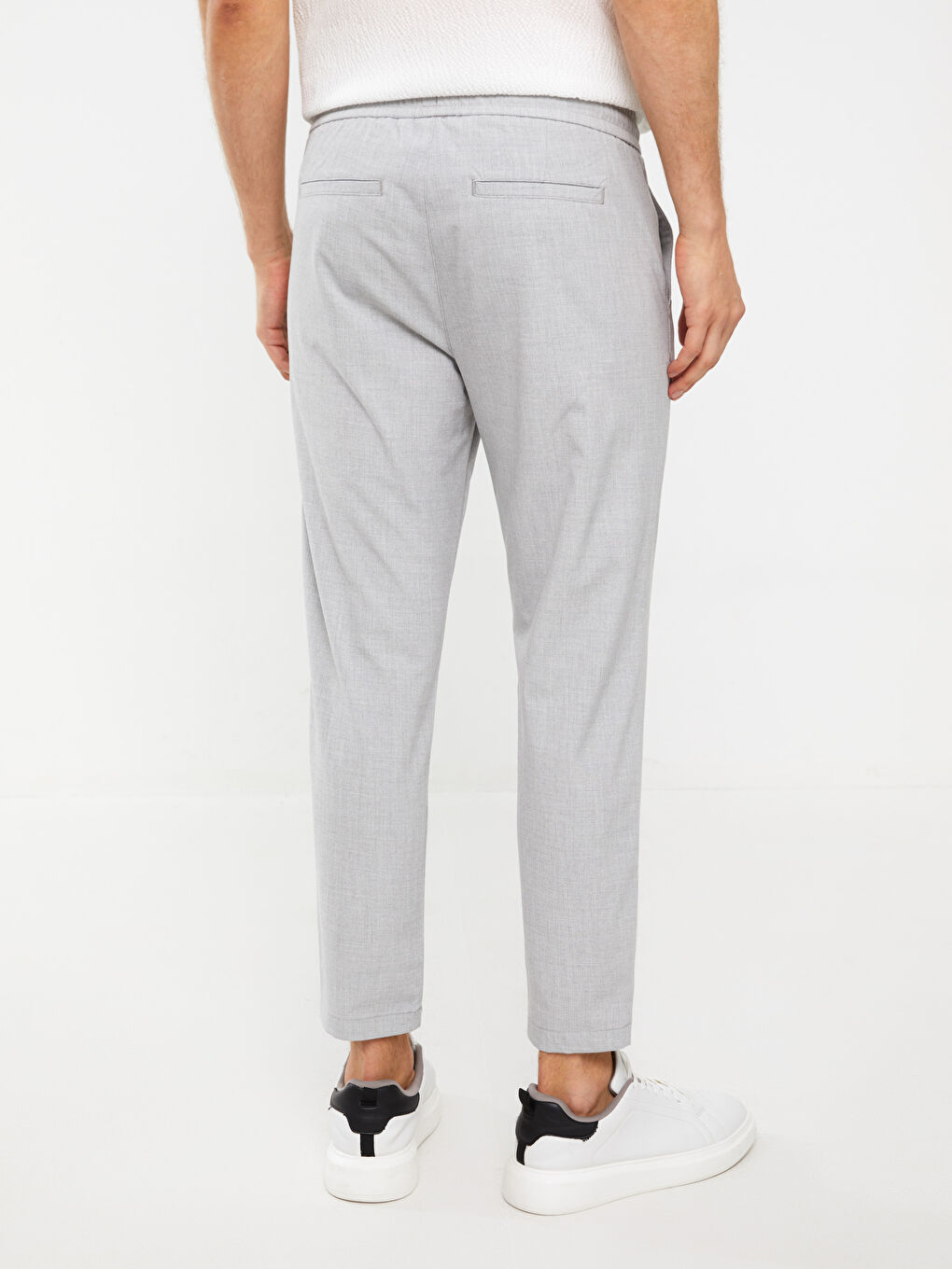 Gri Slim Fit Erkek Pantolon-3