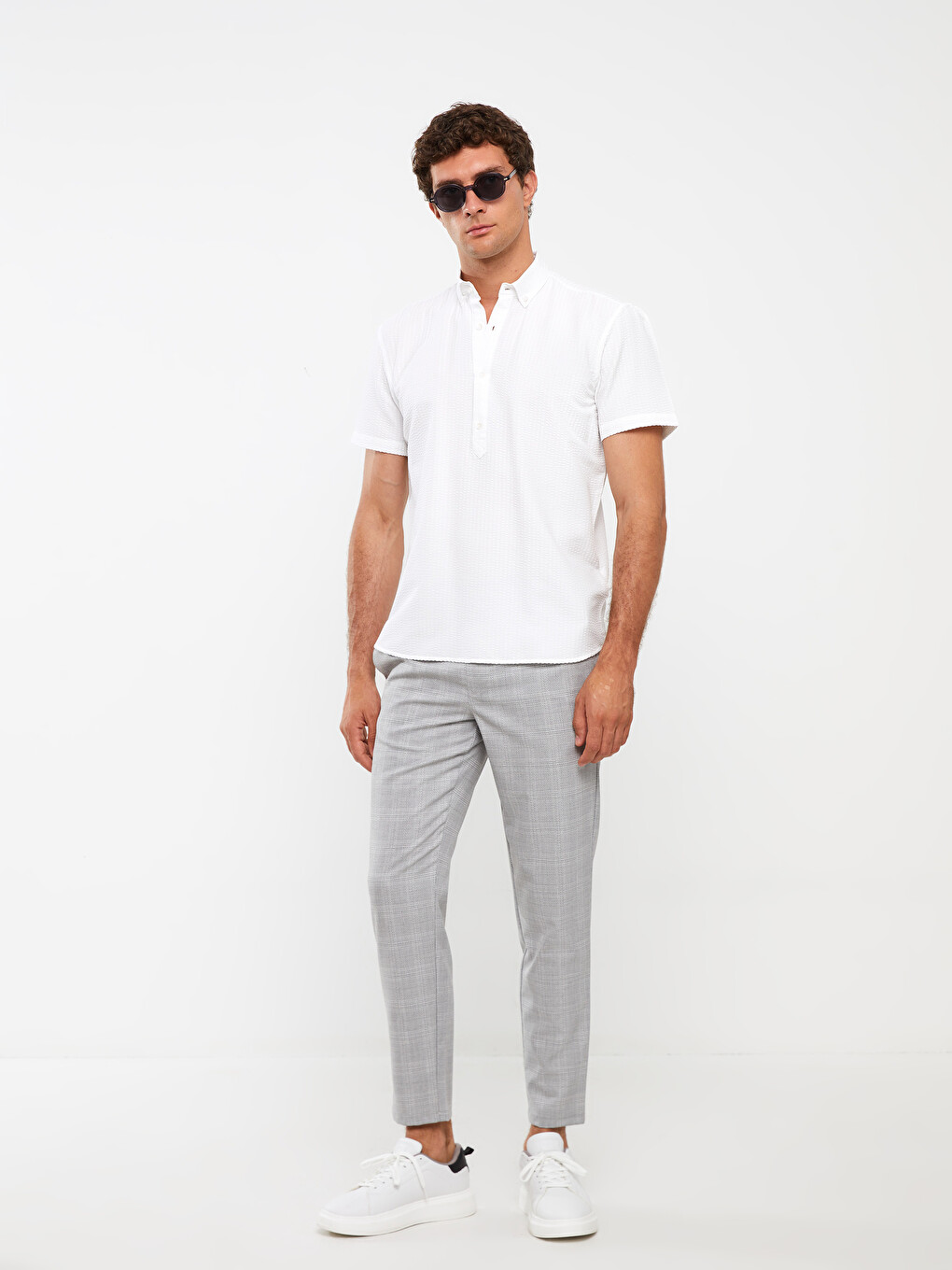Slim Fit Men's Trousers-1