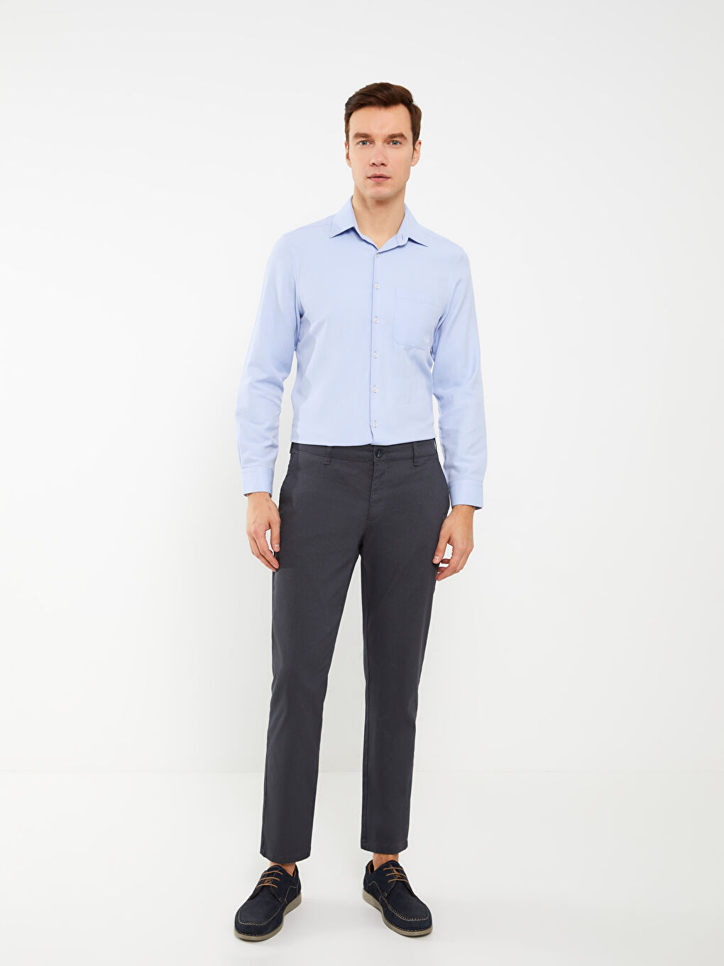 بنطلون رجالي بقصة عادية-1