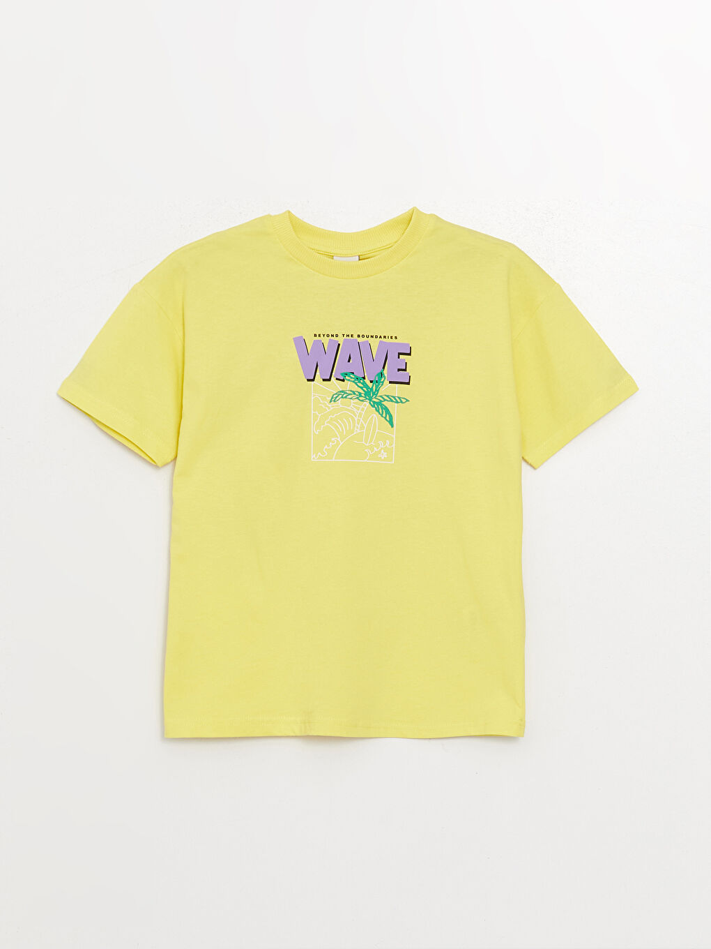 Sarı Rahat Kalıp Erkek Çocuk Tişört ve Şort-1