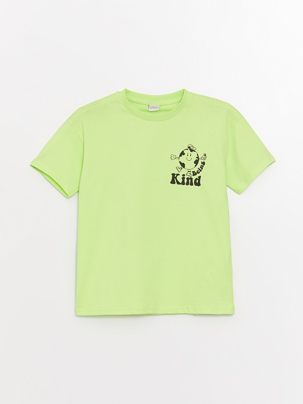 Yeşil Rahat Kalıp Erkek Çocuk Tişört ve Şort-1