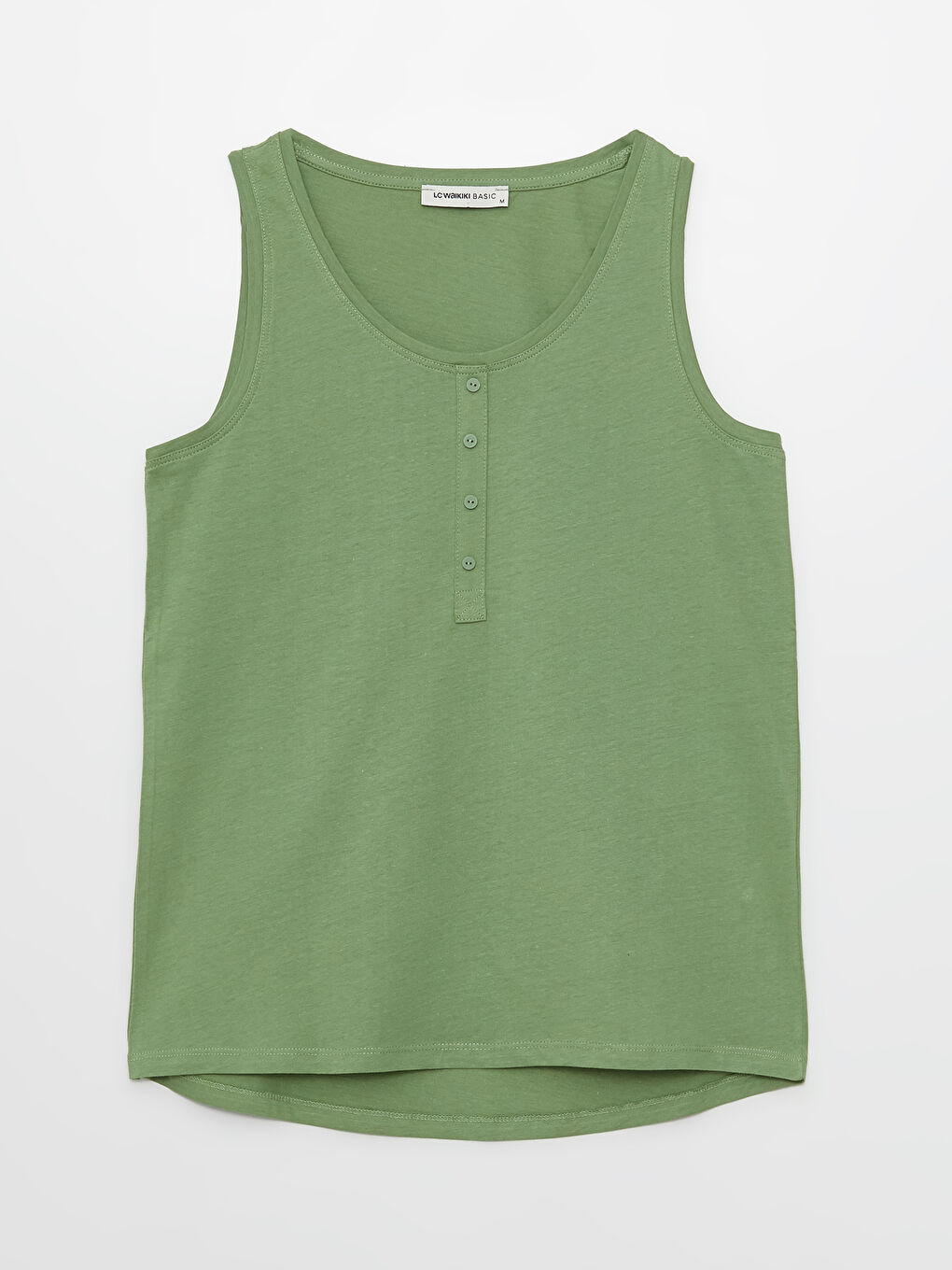 تانك توب سادة بياقة على شكل حرف U للسيدات-5