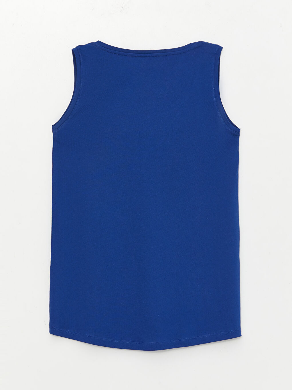 Lacivert Kadın U Yaka Düz Atlet-6