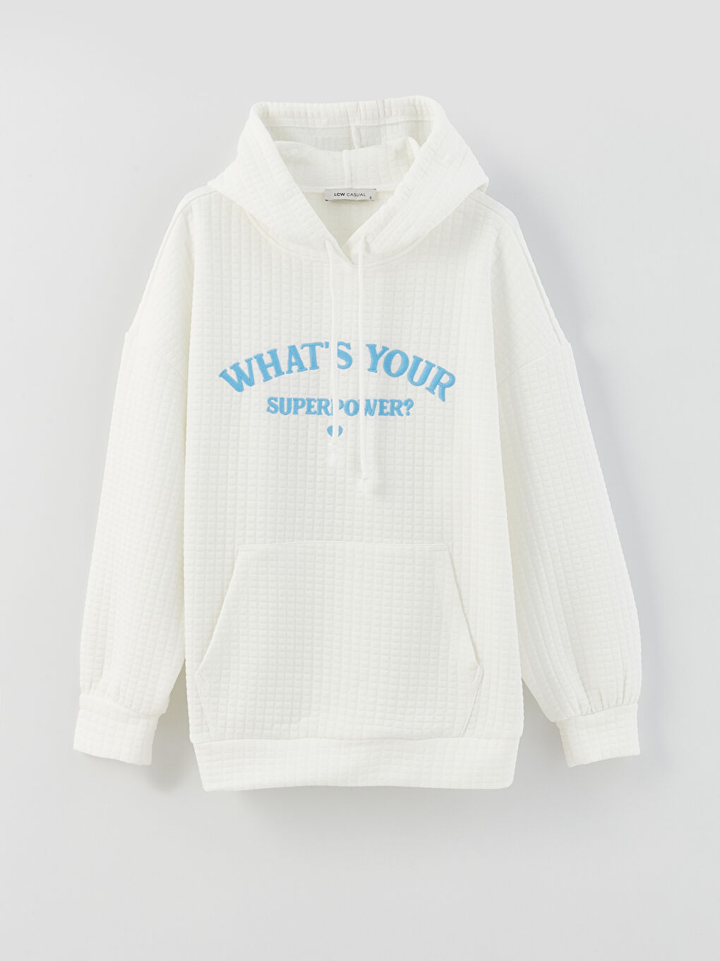 LCW Vision Kapüşonlu Nakışlı Uzun Kollu Kadın Sweatshirt -S3BG27Z8-R9J