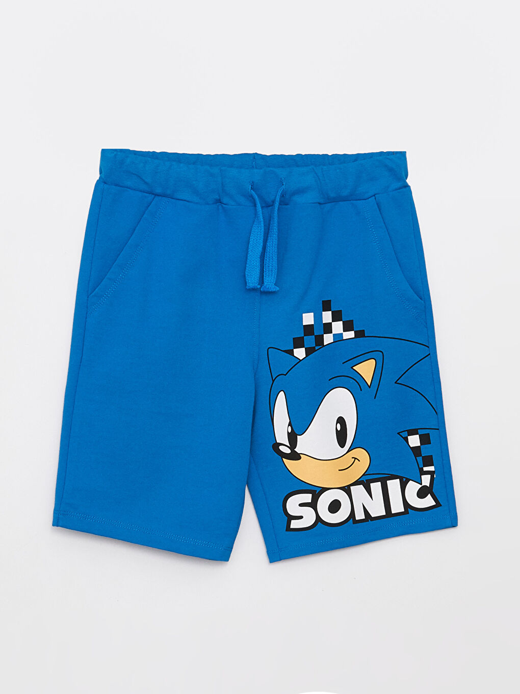 LCW Kids Elastic Waist Sonic Printed Boys' Shorts -S3BG49Z4-H8J
