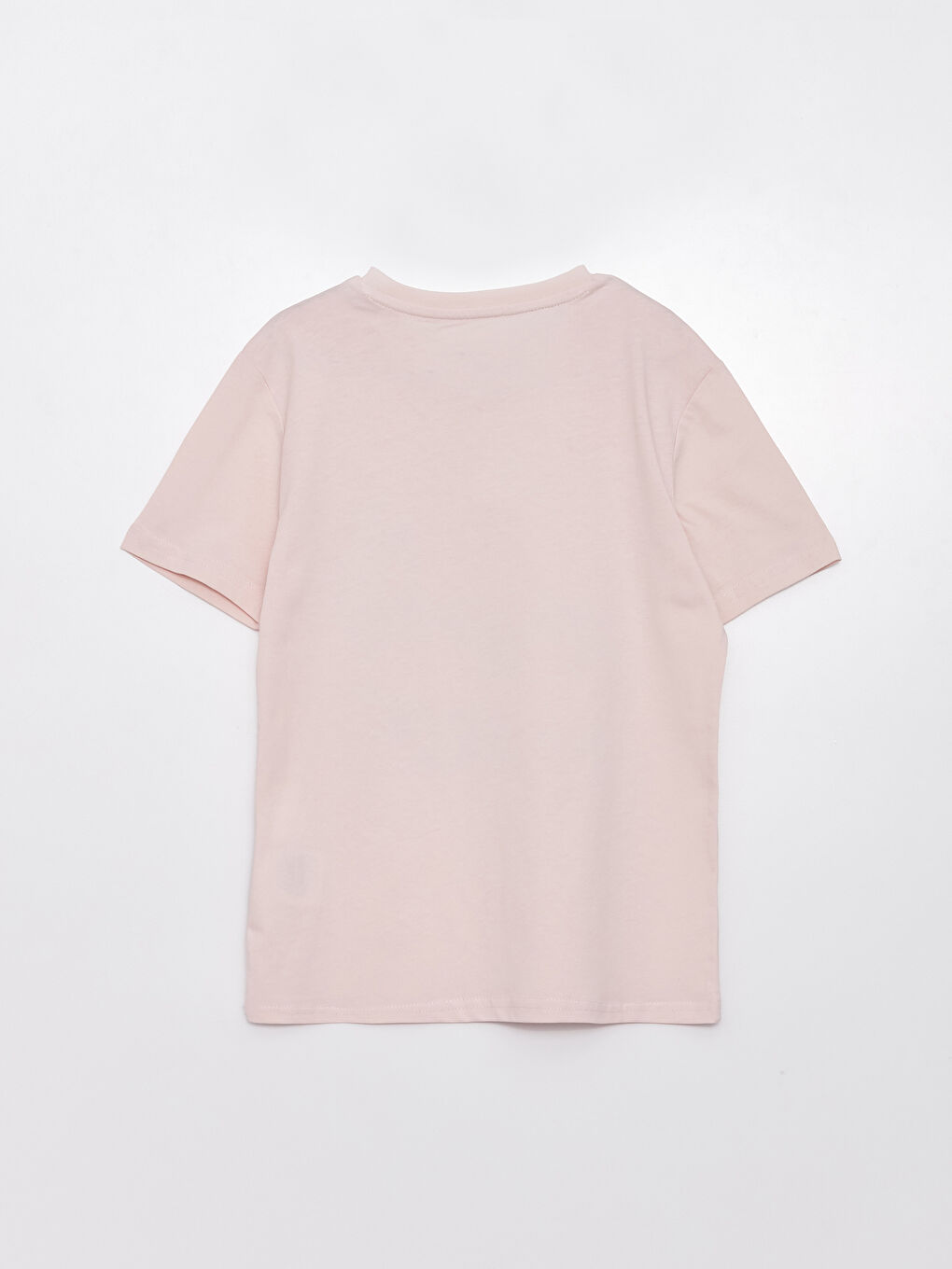 Pembe Bisiklet Yaka Baskılı Kısa Kollu Erkek Çocuk Tişört-1