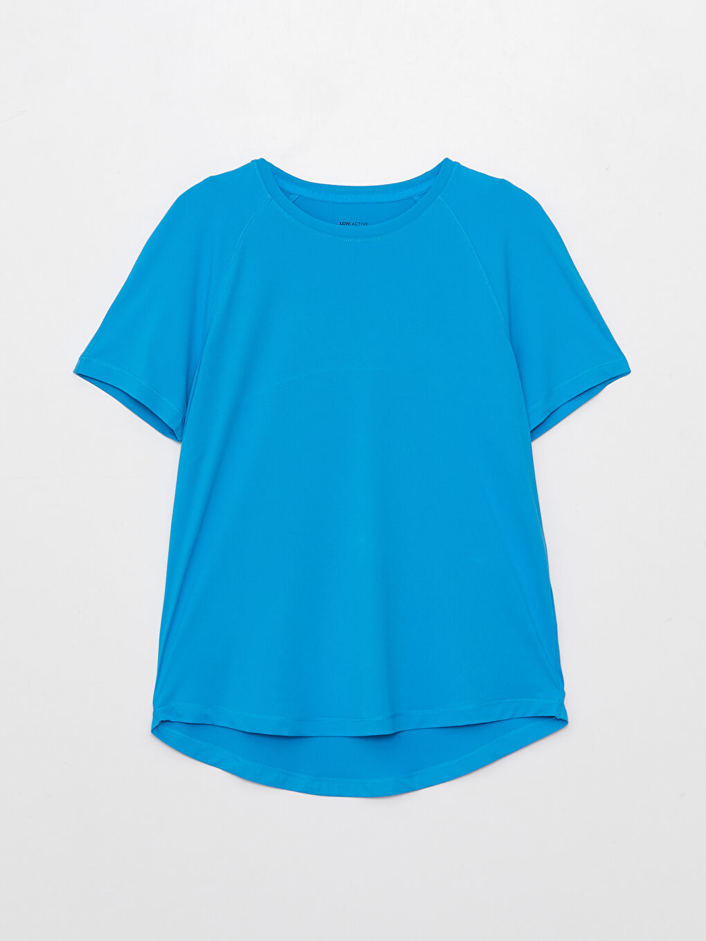 تيشيرت رياضي مطبوع عاكس بياقة دائرية للسيدات-10