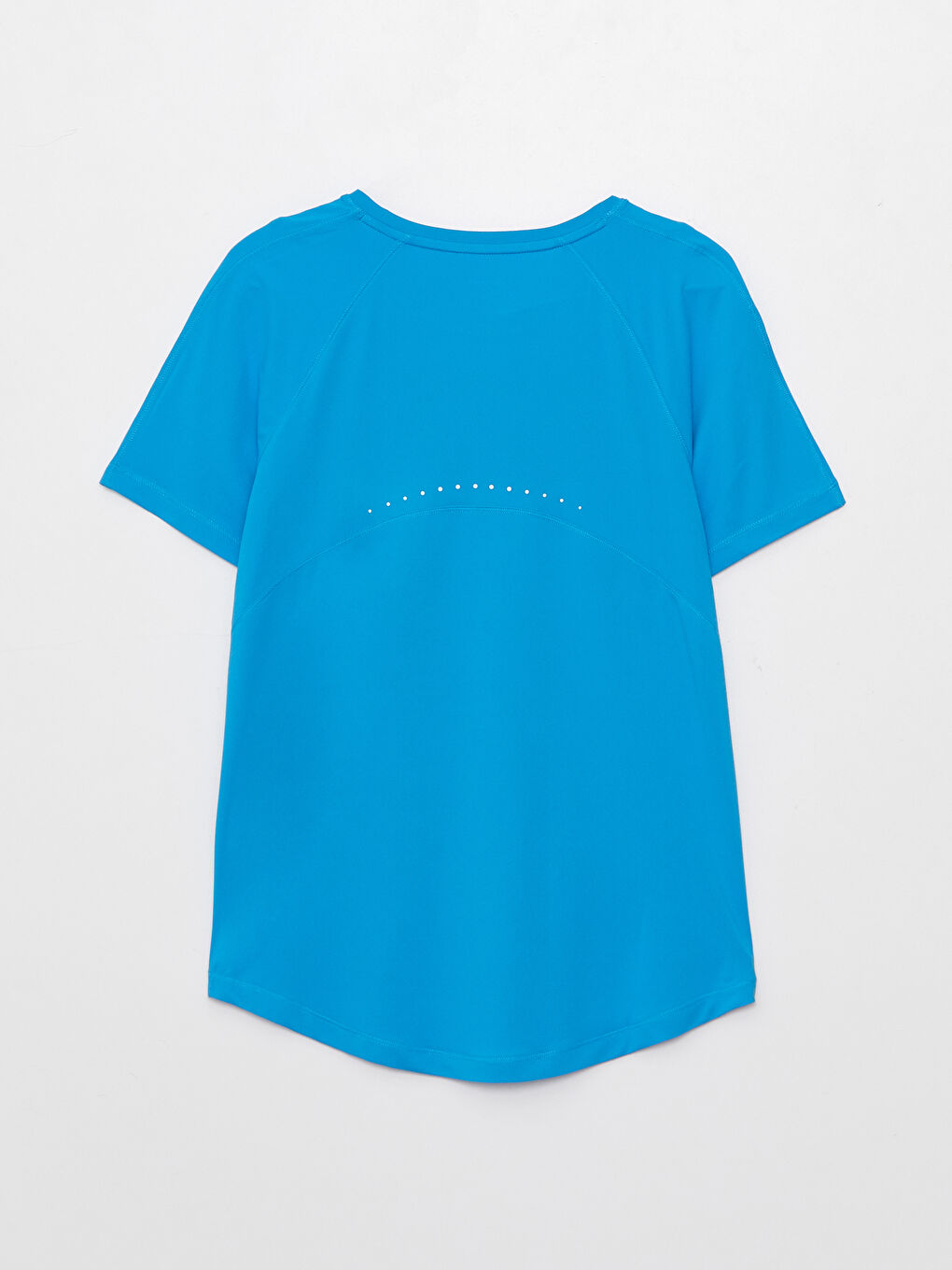 تيشيرت رياضي مطبوع عاكس بياقة دائرية للسيدات-11