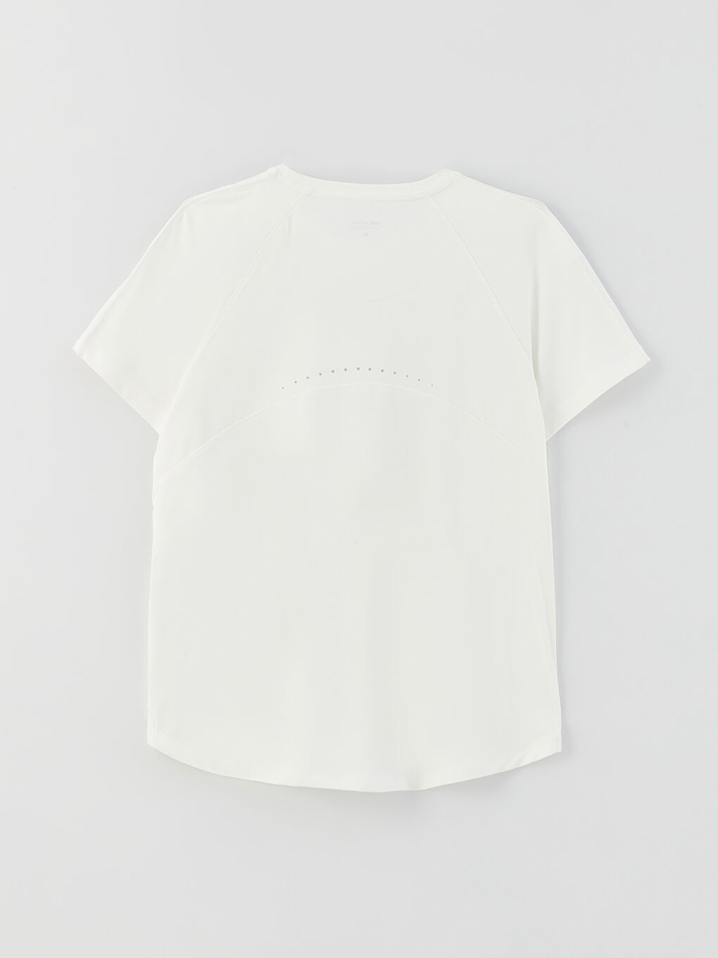 تيشيرت رياضي مطبوع عاكس بياقة دائرية للسيدات-6