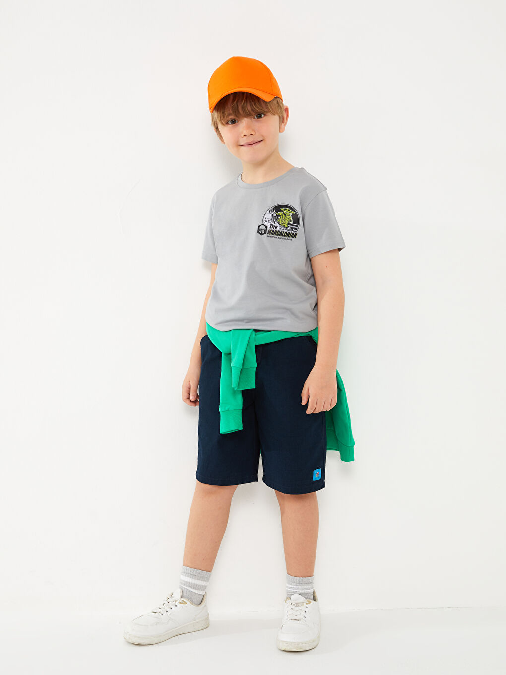 LCW Kids Crew Neck Star Wars Printed Short Sleeve Boys' T-Shirt -S3BH72Z4-R10