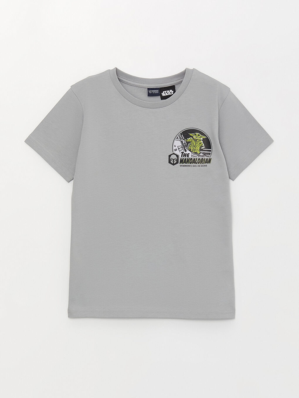 LCW Kids Crew Neck Star Wars Printed Short Sleeve Boys' T-Shirt -S3BH72Z4-R10