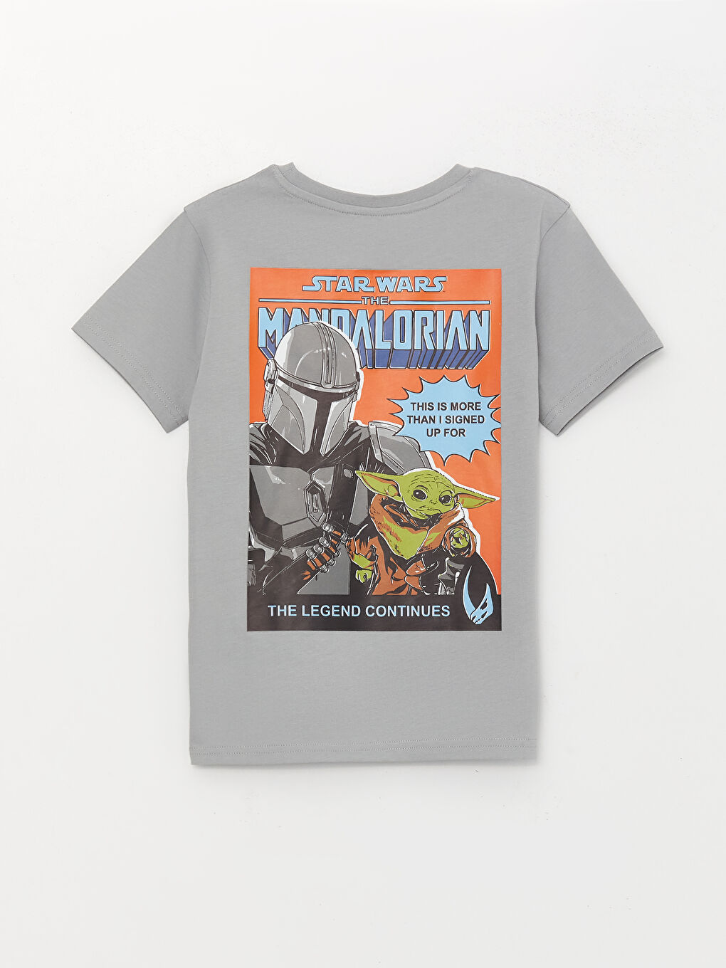 LCW Kids Crew Neck Star Wars Printed Short Sleeve Boys' T-Shirt -S3BH72Z4-R10