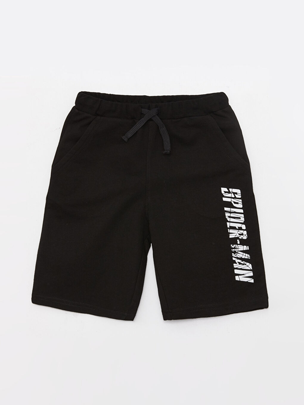 Tricou cu Mânecă Scurtă și Guler Rotund Imprimat Spider-Man pentru Băieți și Șorturi-5