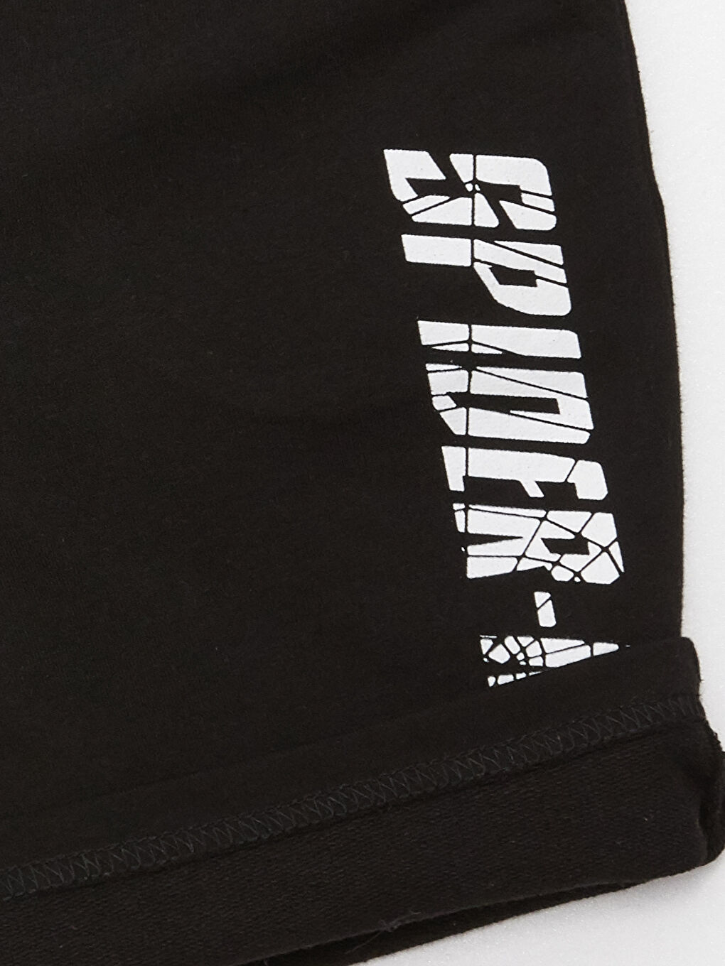 Tricou cu Mânecă Scurtă și Guler Rotund Imprimat Spider-Man pentru Băieți și Șorturi-6