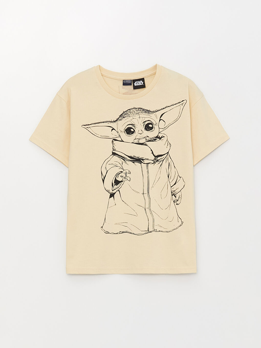 LCW Kids Bequemes T-Shirt für Jungen mit Star Wars-Print und Rundhalsausschnitt -S3BH82Z4-FUP