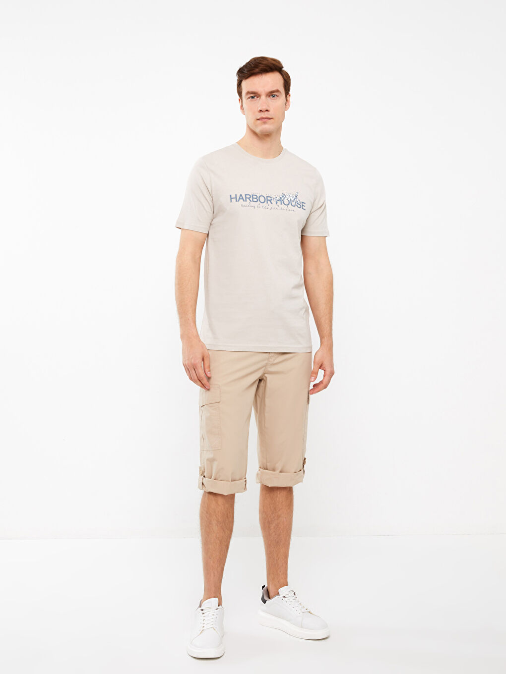 Standard Fit Men's Bermuda Shorts -S3BI20Z8-PVL