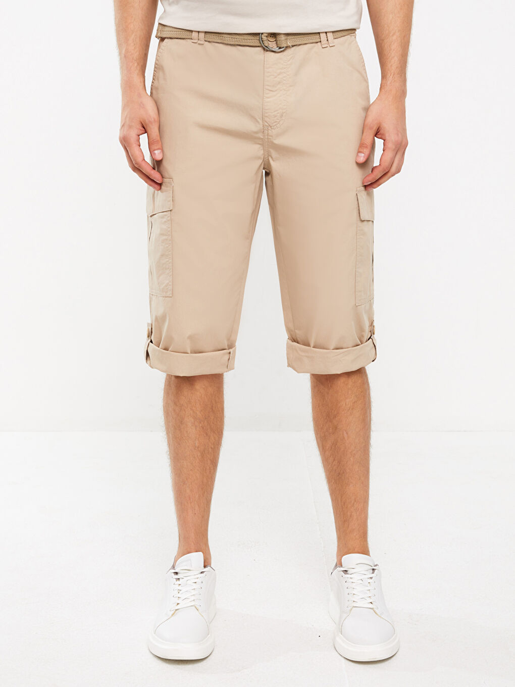 Standard Fit Men's Bermuda Shorts -S3BI20Z8-PVL