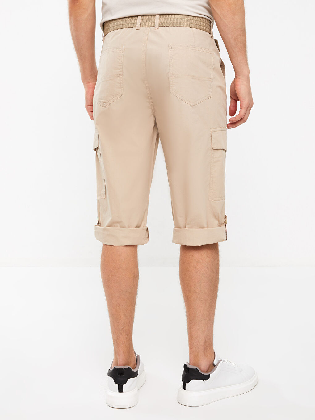 Standard Fit Men's Bermuda Shorts -S3BI20Z8-PVL