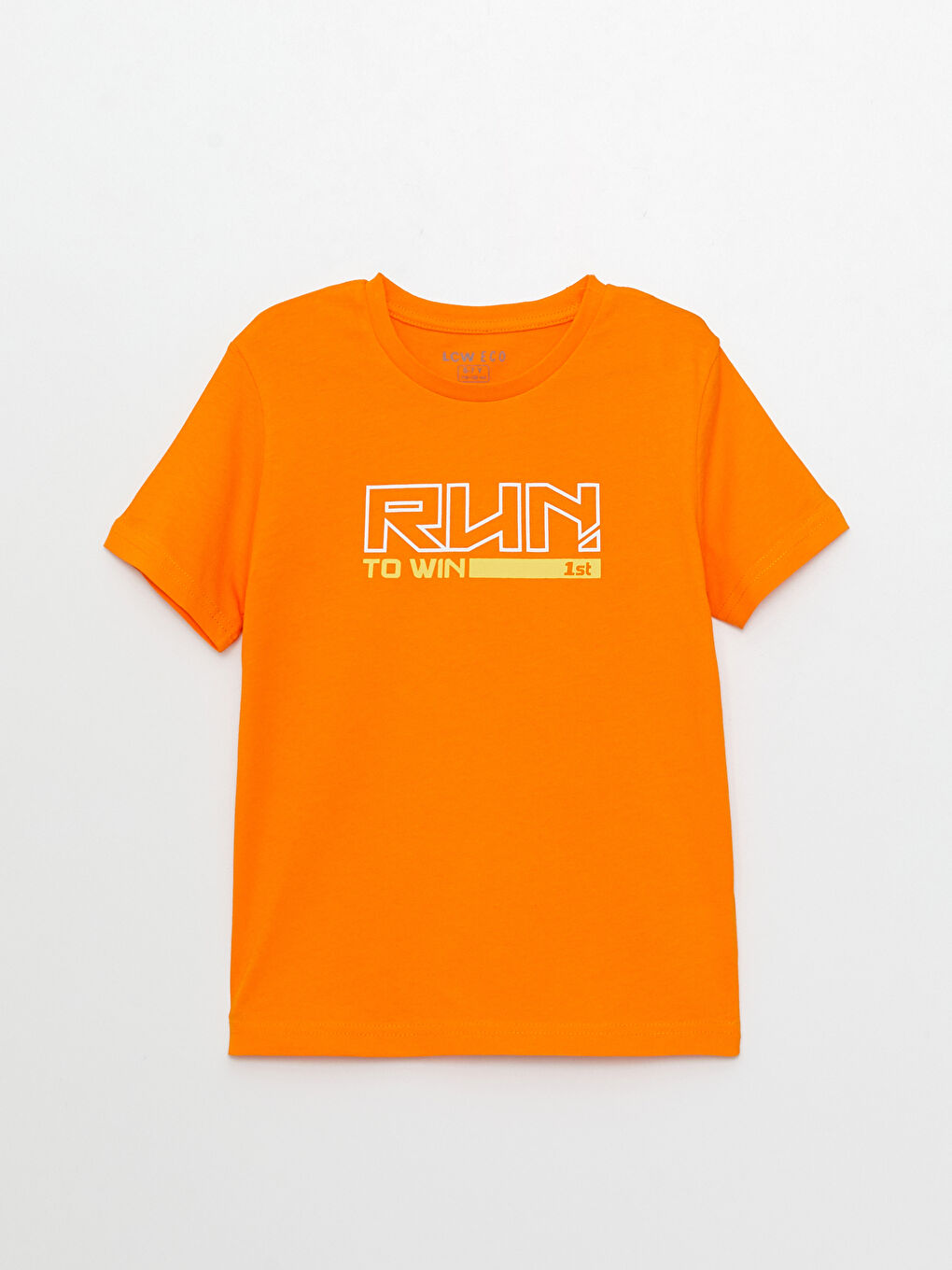 تيشيرت للأولاد بياقة دائرية كم قصير مطبوع-3