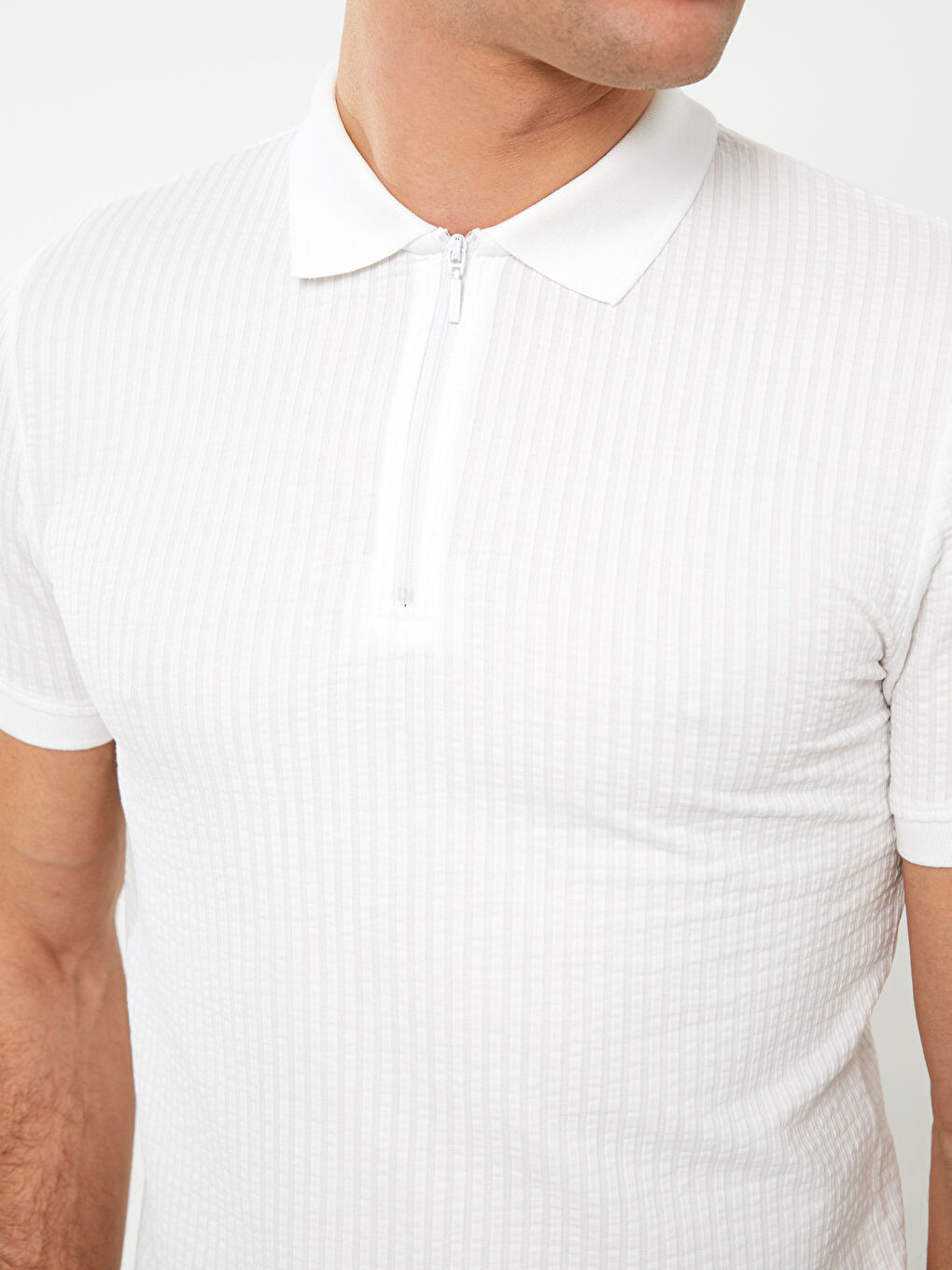 SOUTHBLUE Polo Neck Short Sleeve Men's T-Shirt -S3BI69Z8-Q6K