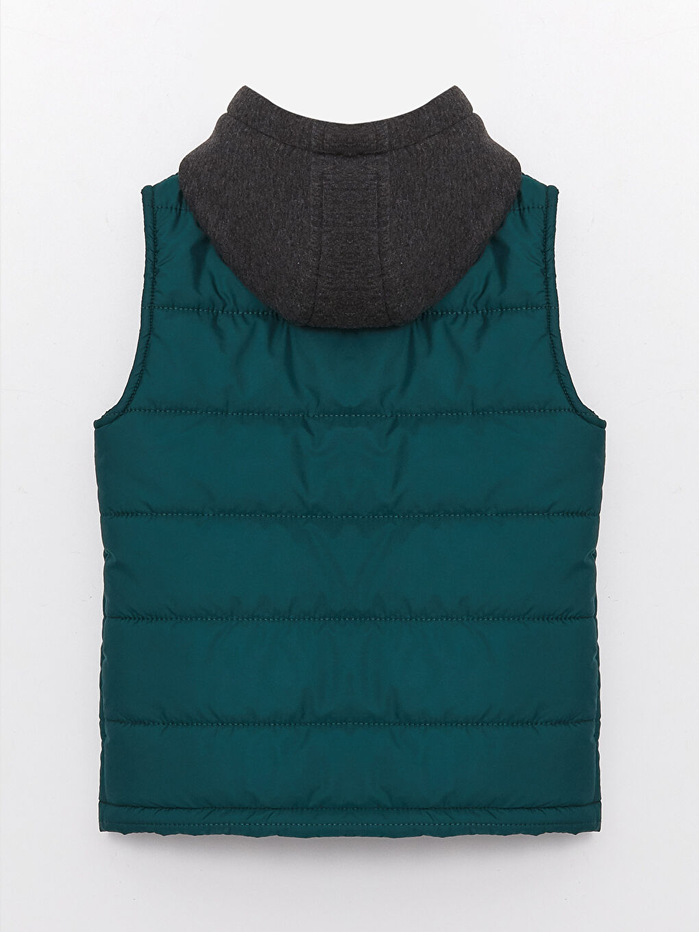 Hooded Boys' Puffer Gilet -S3BI83Z4-TTN