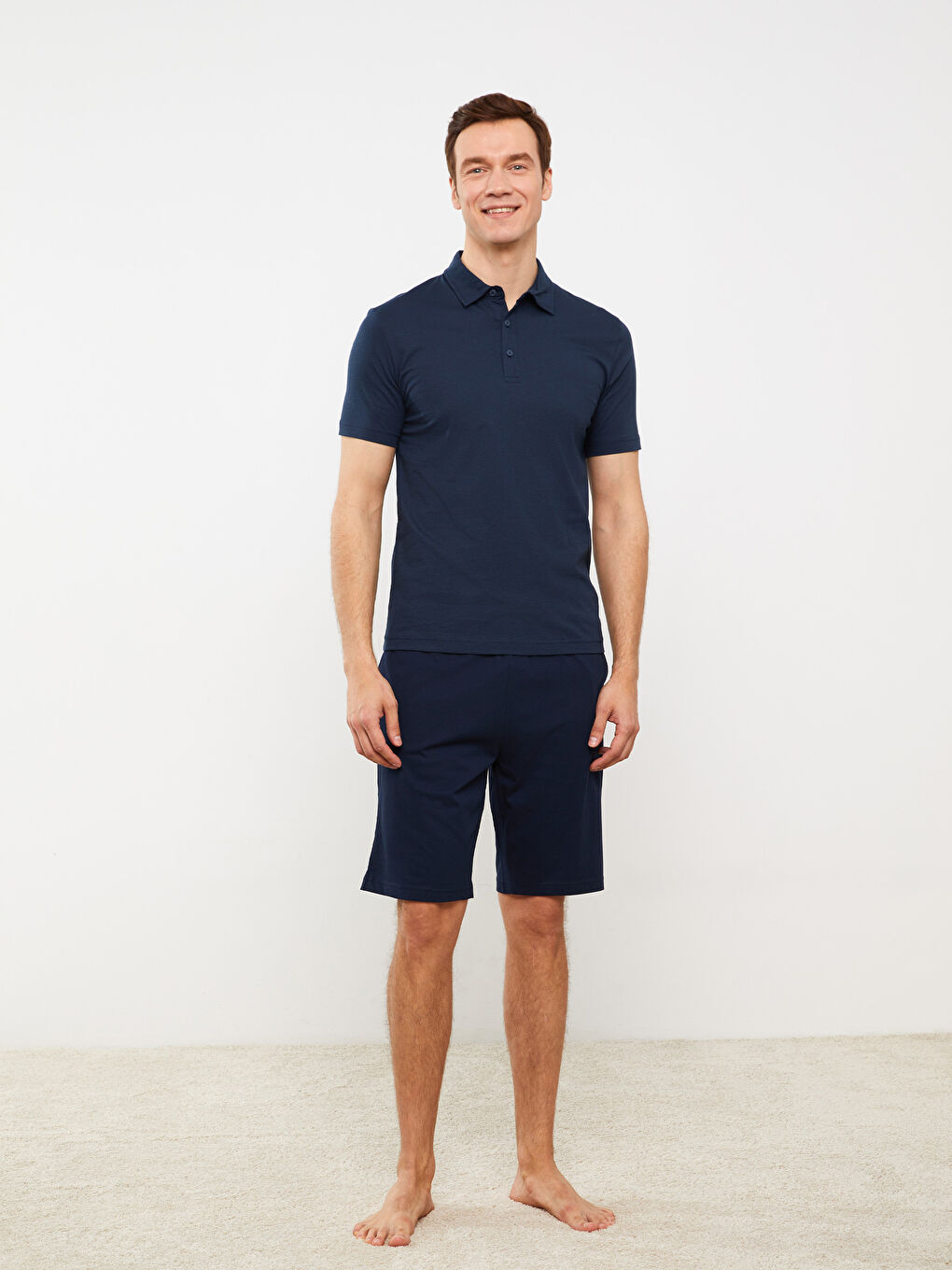 Regular Fit Men's Short Pyjama Set-1