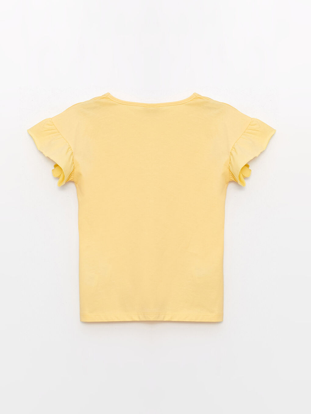 Crew Neck Short Sleeve Girls' T-Shirt-1
