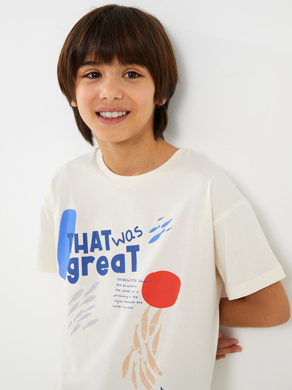 Oversize Crew Neck Boys' T-Shirt