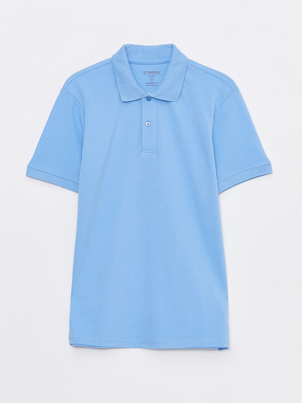 Polo Neck Short Sleeve Men's T-Shirt-5