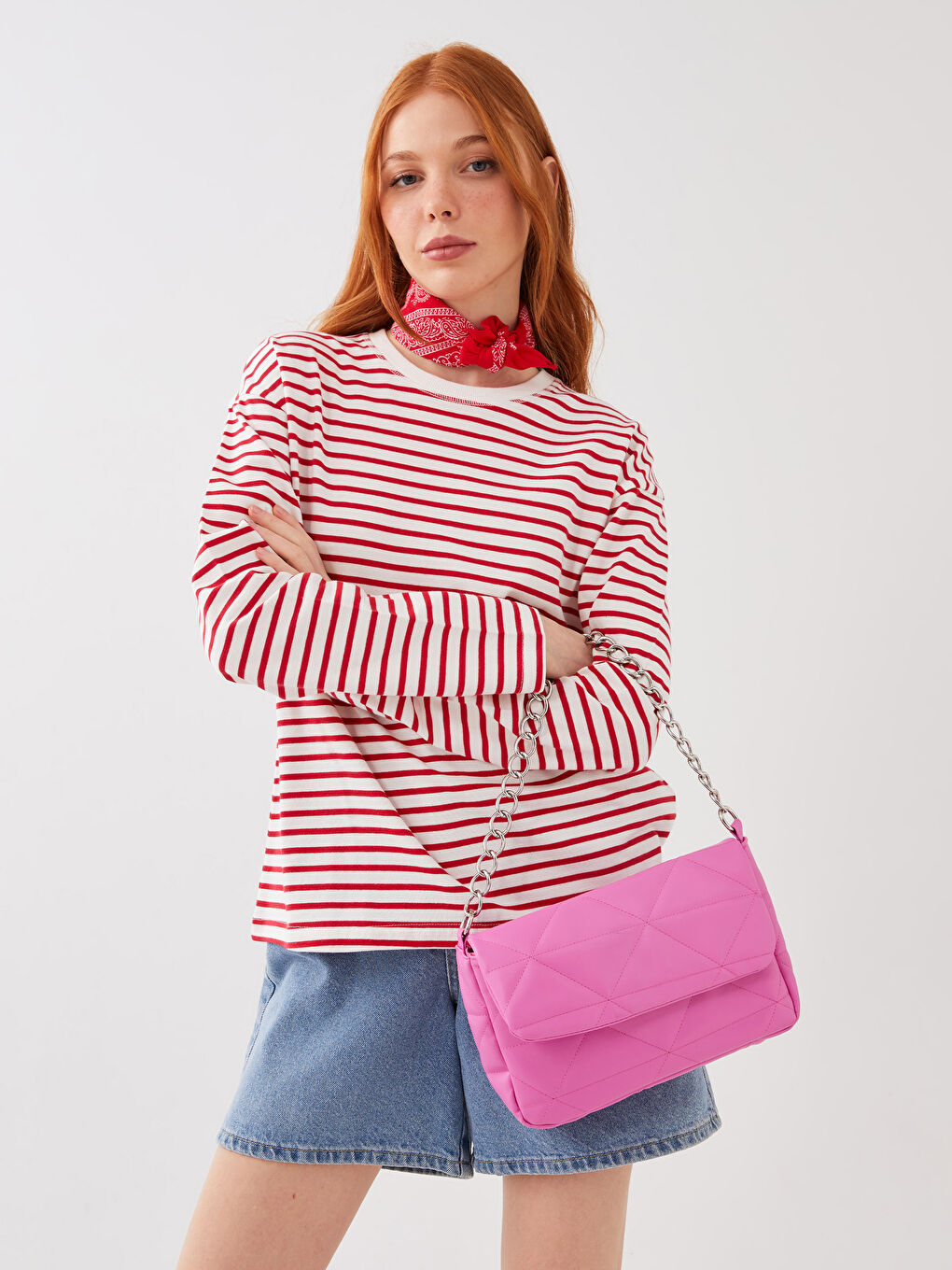 Geantă Crossbody Matlasată din Piele Ecologică pentru Femei