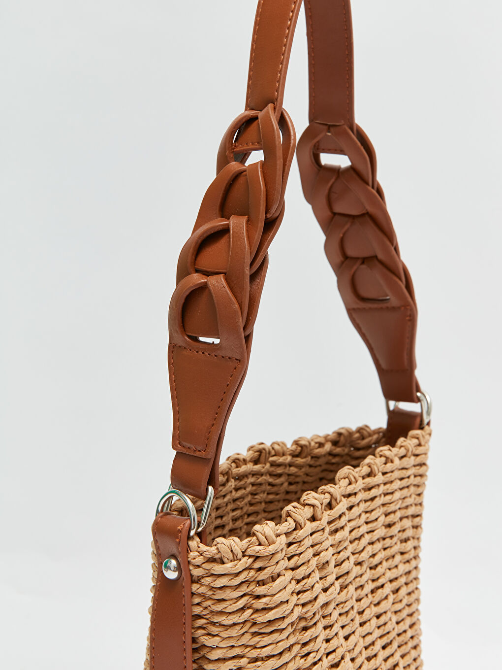 LC Waikiki Straw Women's Crossbody Bag -S3BJ64Z8-QPX