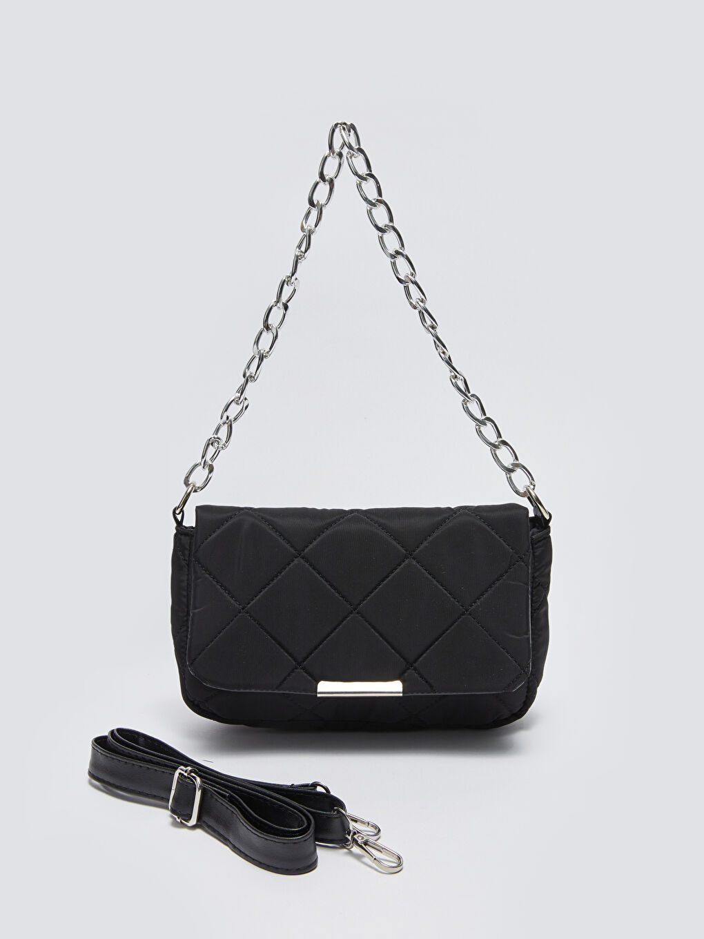 Geantă Crossbody Matlasată din Material pentru Parașute pentru Femei-2