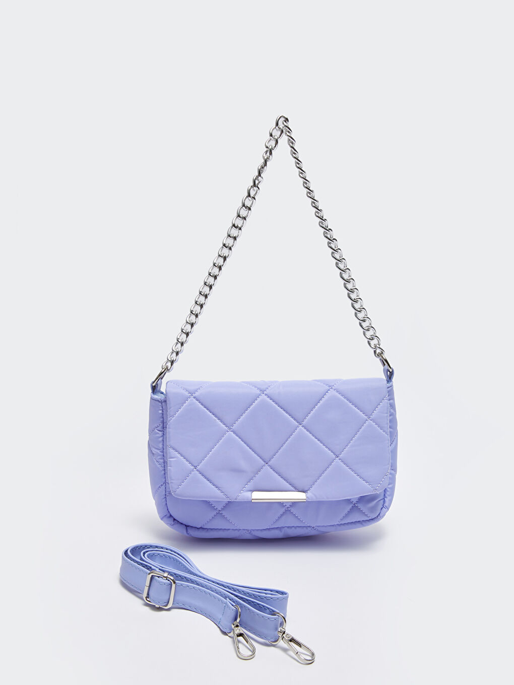 Стеганая Женская Сумка Кроссбоди из Парашютной Ткани-4