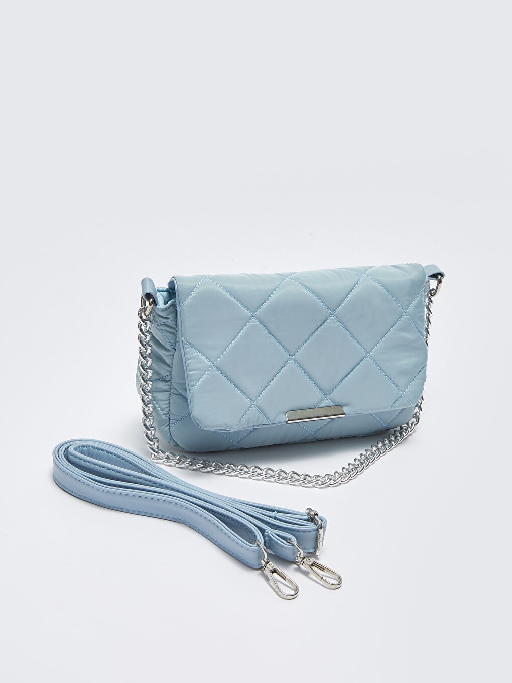 Стеганая Женская Сумка Кроссбоди из Парашютной Ткани-2