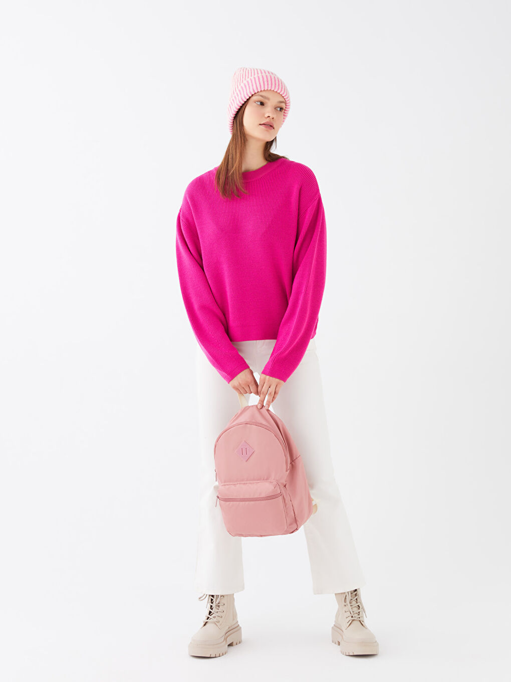 Әйелдерге арналған тегті рюкзак-2