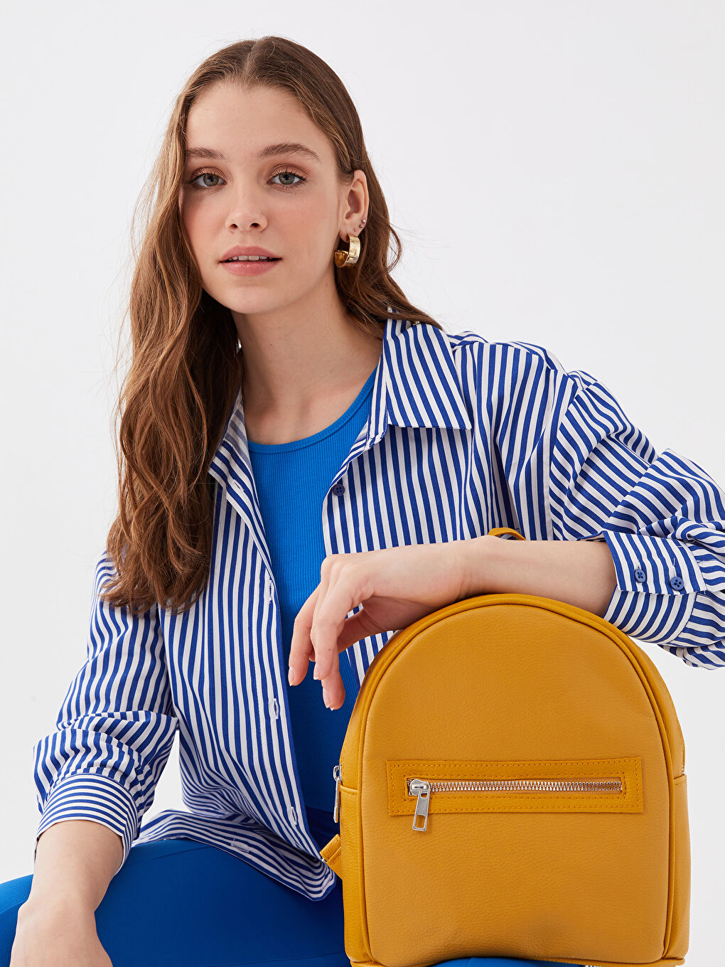 Rucsac pentru Femei cu Aspect de Piele