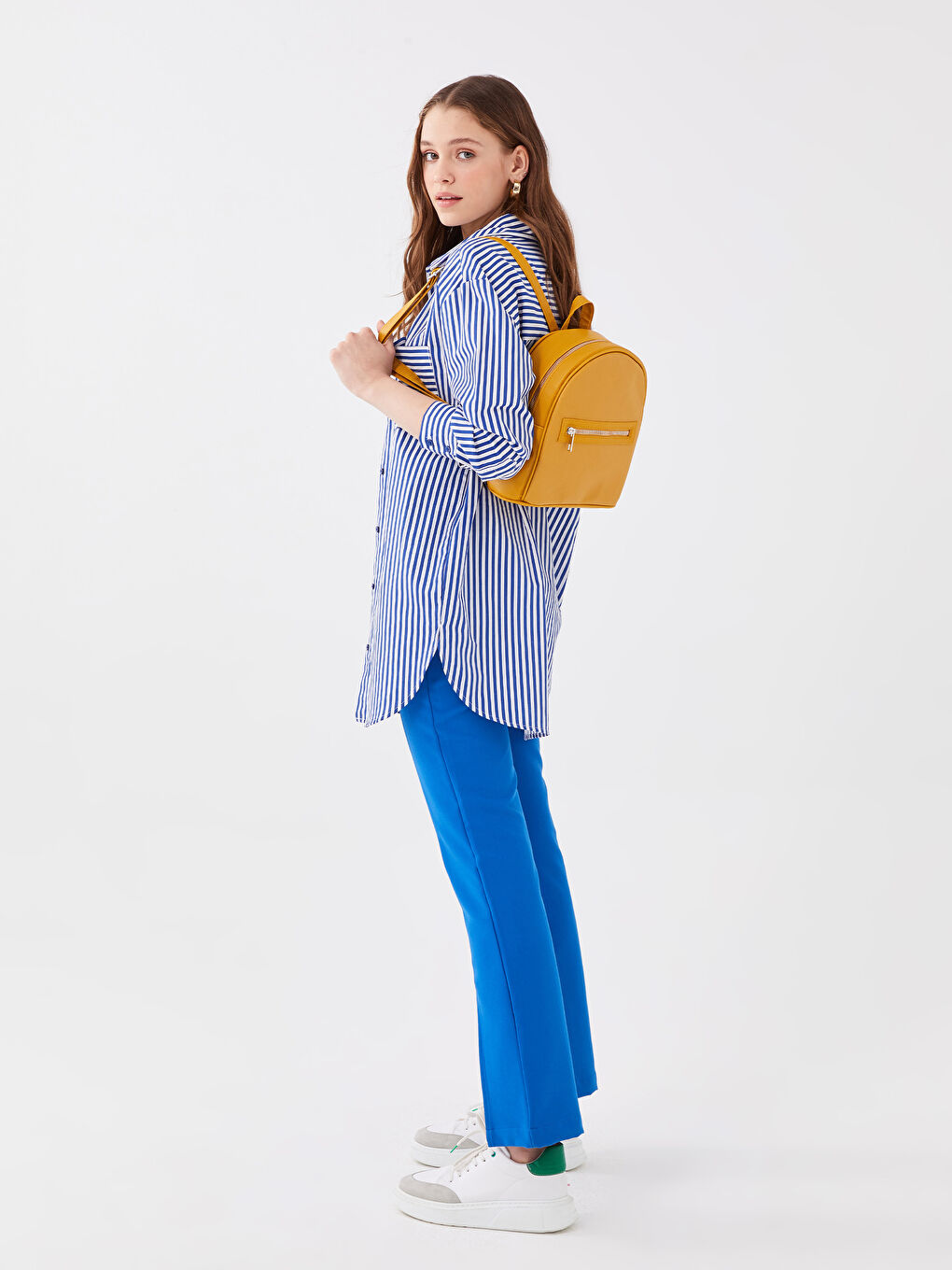 Rucsac pentru Femei cu Aspect de Piele-2