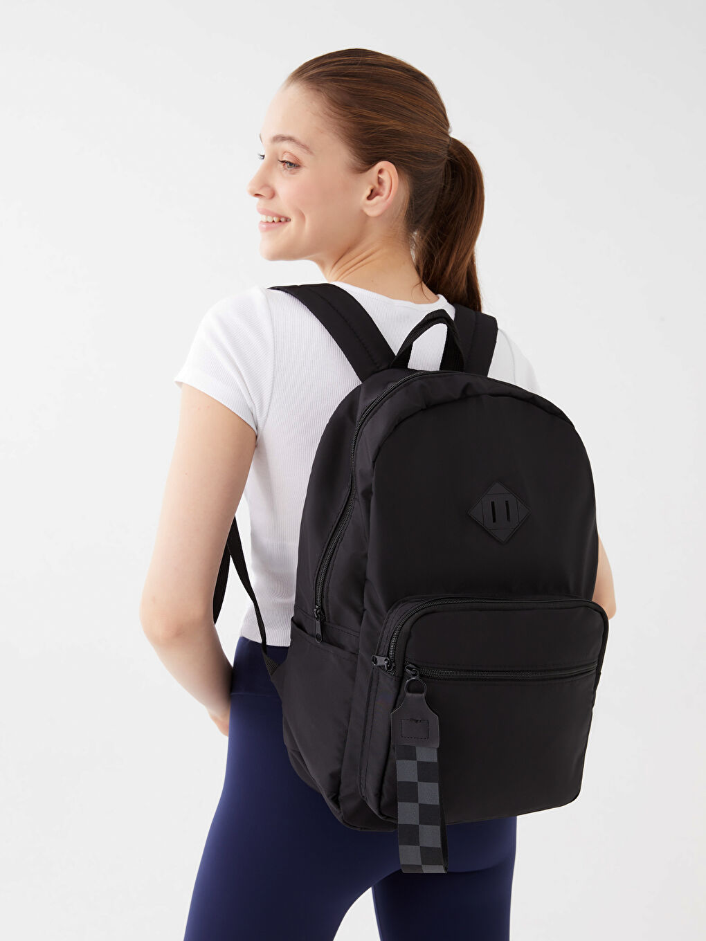 Women's Backpack with Tag Detail -S3BJ90Z8-HUC