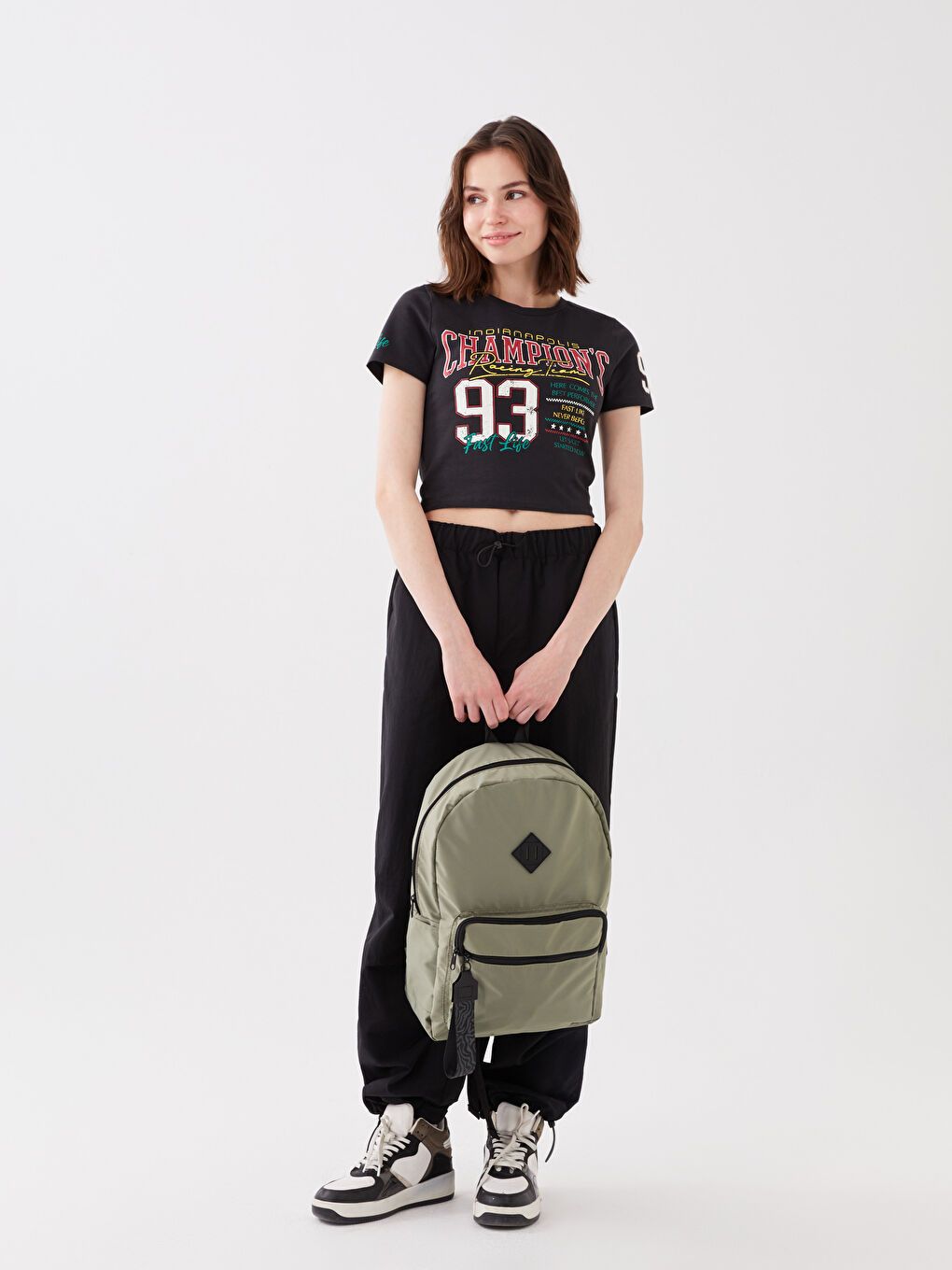 Rucsac pentru Femei cu Detaliu Etichetă-1