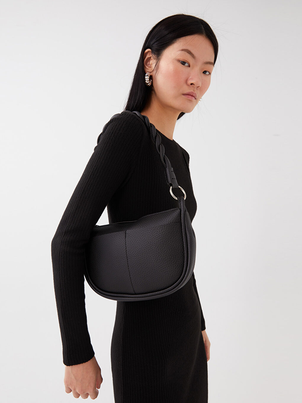 حقيبة باغيت جلد صناعي للسيدات-1