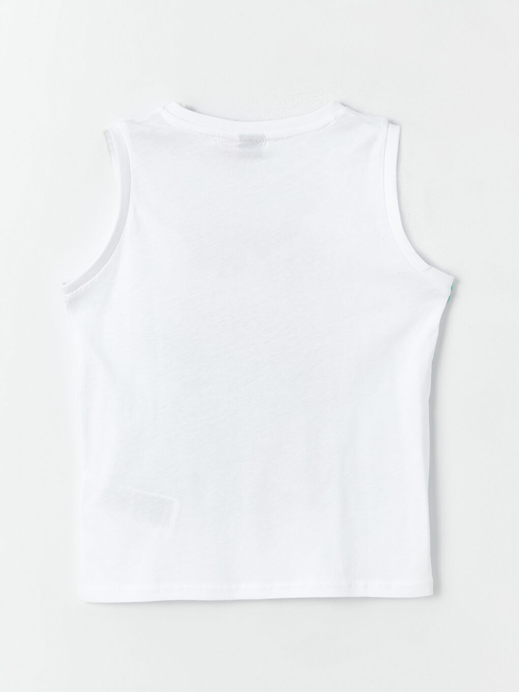 Beyaz Bisiklet Yaka Marvel Baskılı Erkek Çocuk Atlet-2