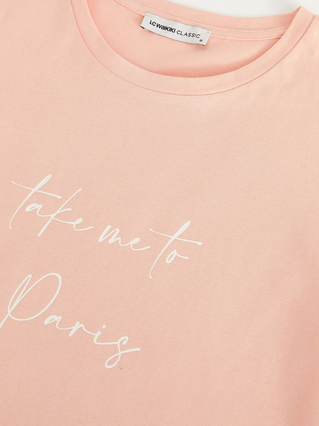 Crew Neck Printed Short Sleeve Women's T-Shirt-6