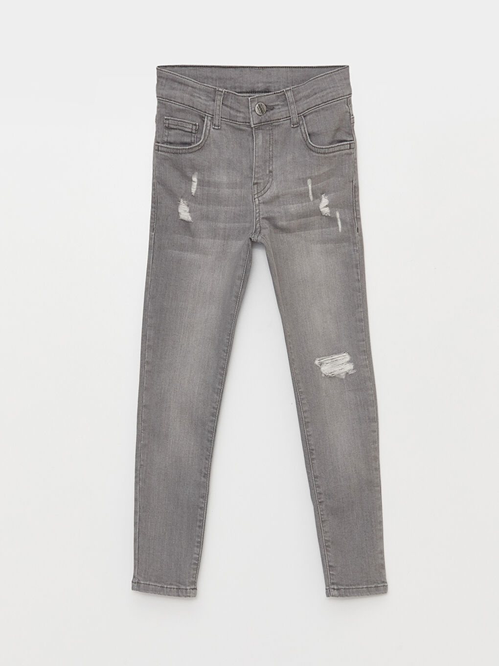 Jean à Taille Élastiquée Ajustable pour Garçons-2