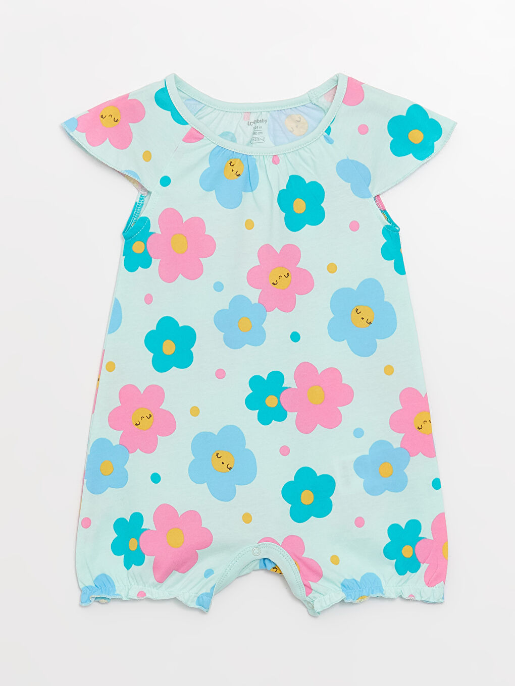 Сәби қыздарға арналған дөңгелек жағалы комбинезон 2 данадан тұратын-4